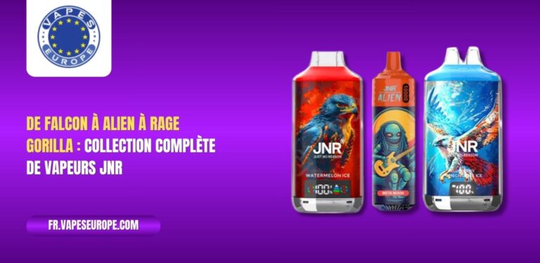 De Falcon à Alien à Rage Gorilla : Collection complète de Vape JNR De Falcon à Alien à Rage Gorilla : Collection complète de Vape JNR
